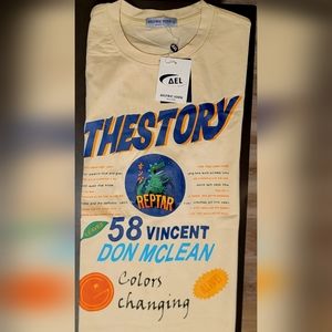 NWT Aelfric Eden Color Changing T-Shirt "TheStory" Size M